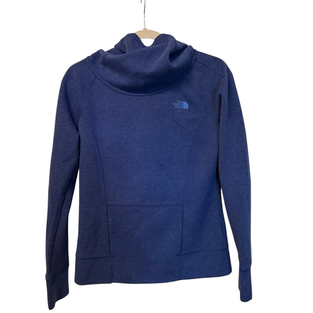 The North Face women’s blue hoodie SMALL pullover sweatshirt activewear